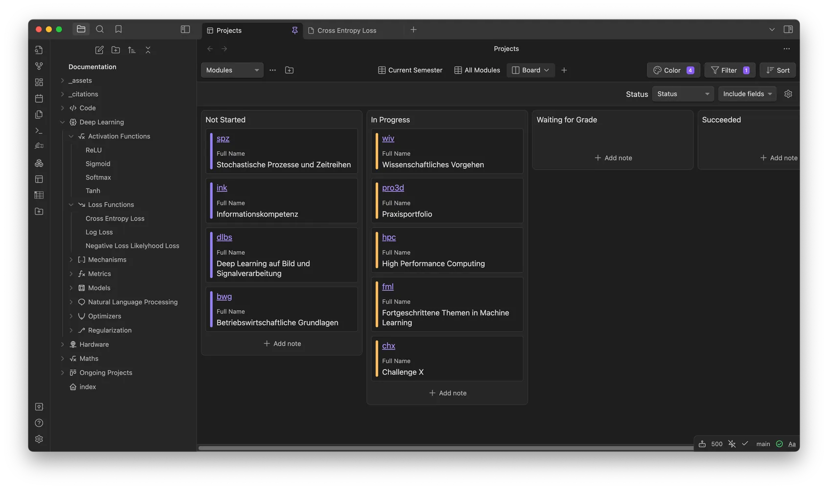 Projects Plugin Kanban